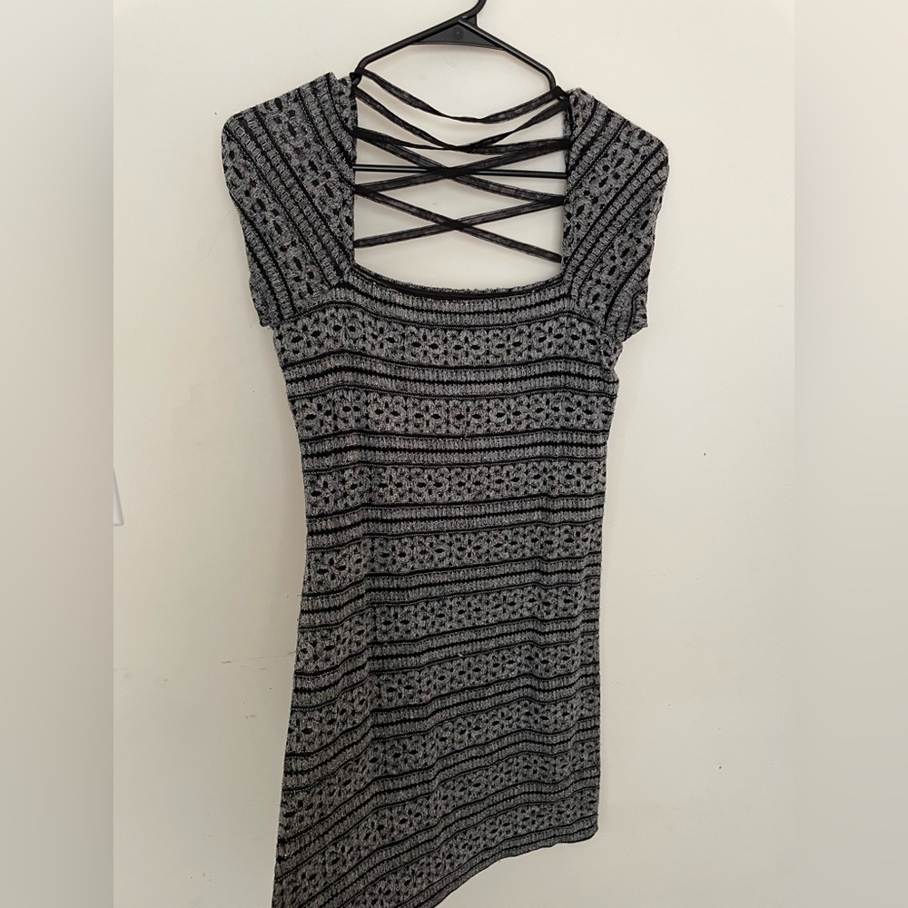 Urban outfitters black and gray dress 💕